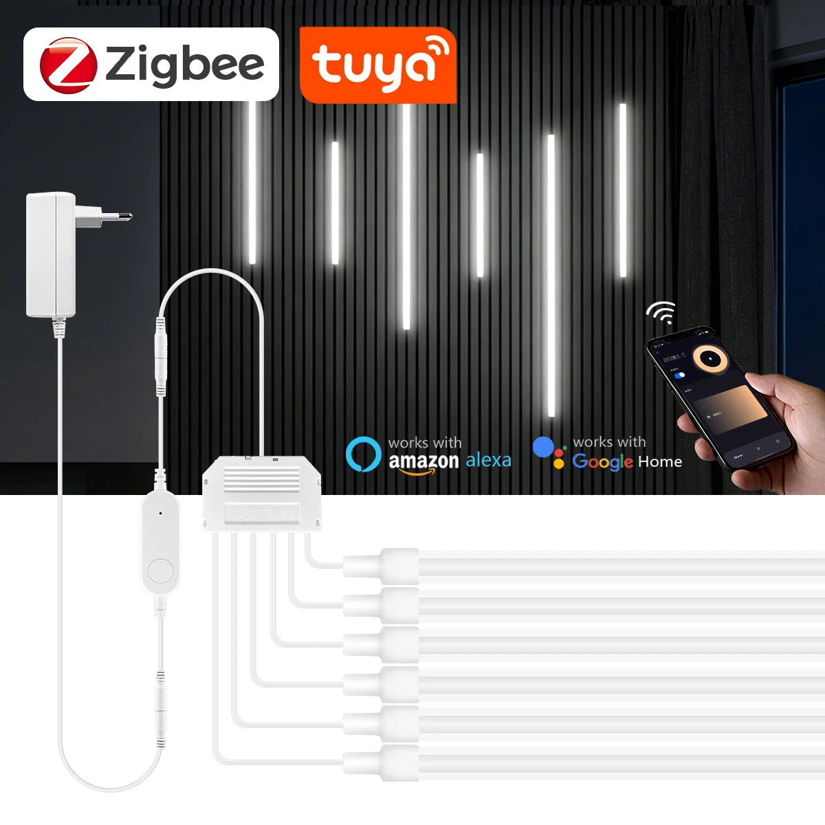 Smart Home Youtube - Zigbee Smart Neon COB Lampu Strip
