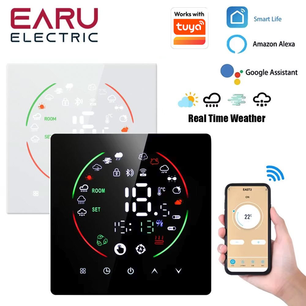 Smart Home Thermostat - Tuya termostat pintar WiFi, pemanas lantai