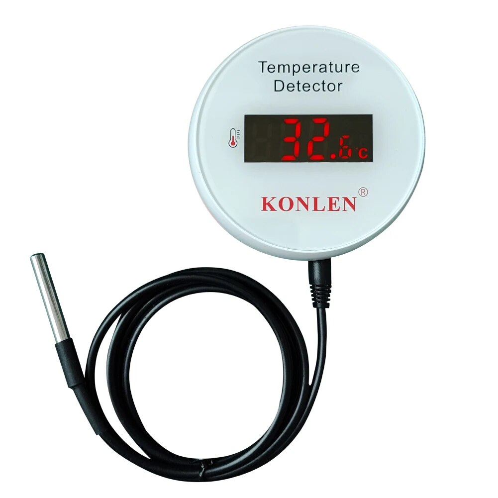 Smart Home Thermostat - KONLEN Tuya Sensor temperatur Wifi, termometer