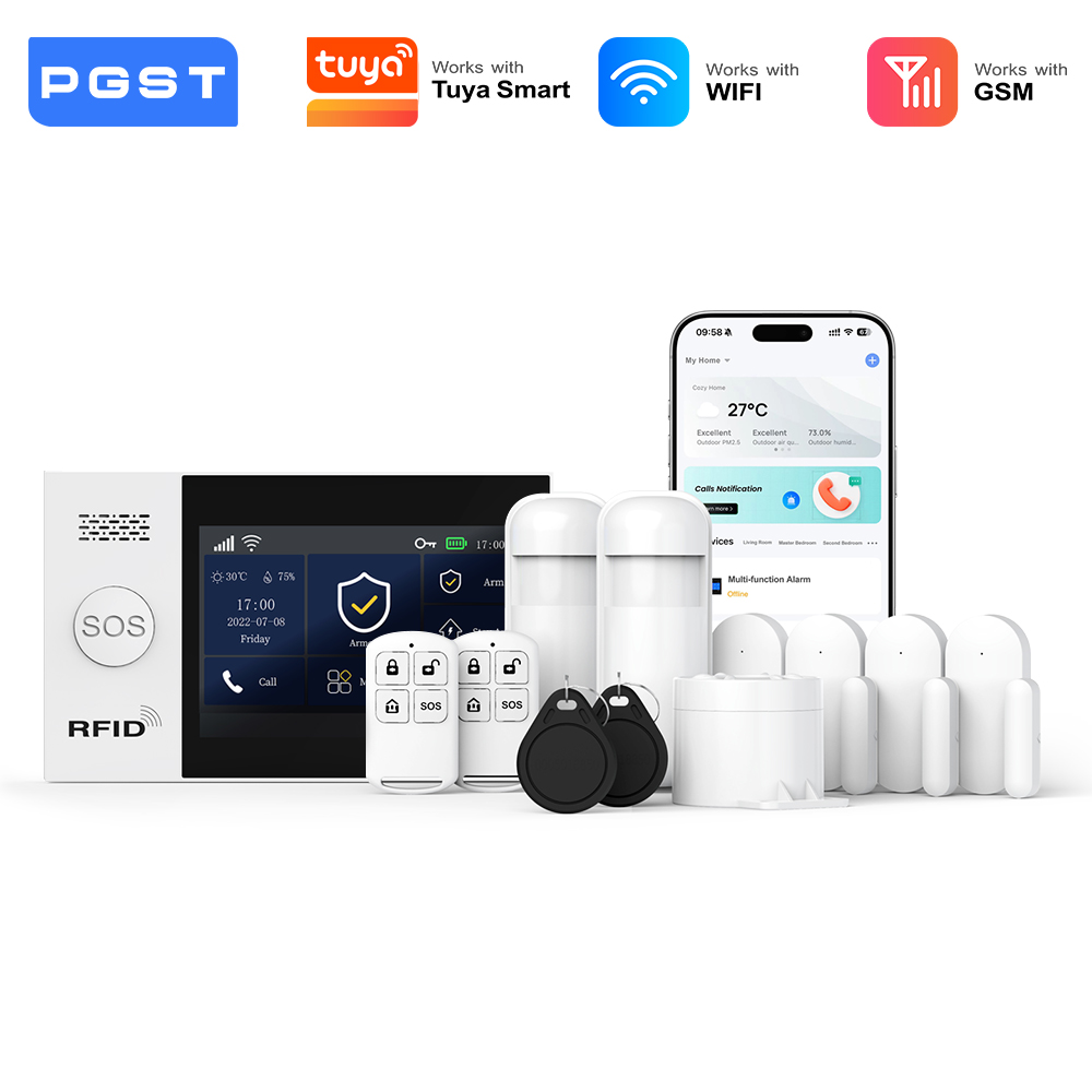 Smart Home Ecosystems - PGST 2G GSM WiFi Alarm System