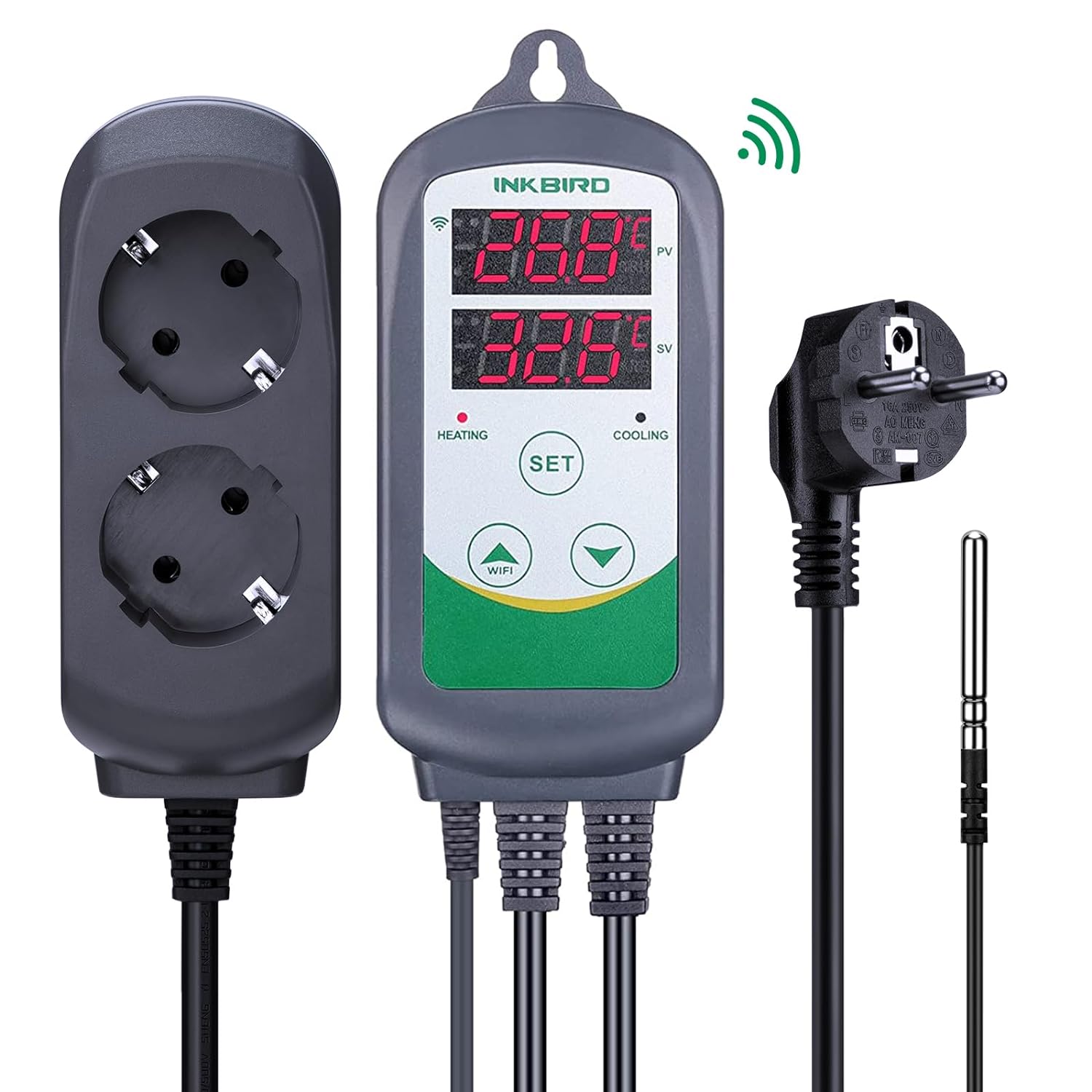 Smart Home Thermostat - INKBIRD ITC-308-WiFi pengontrol suhu Digital 220V