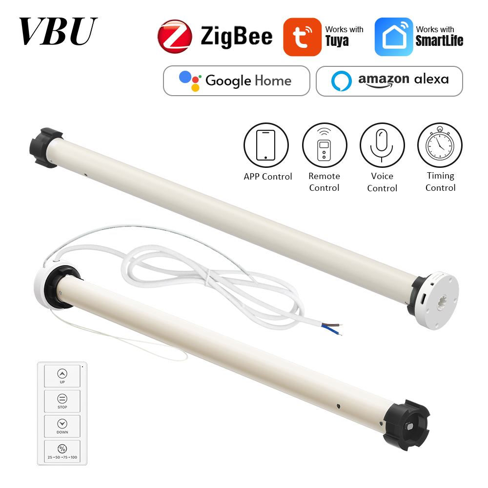 Smart Home Youtube - VBU Tuya Zigbee Roller Shade Blinds