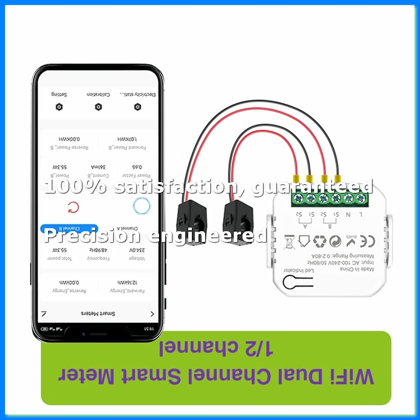 Smart Home Wifi - Tuya Wifi Smart Power Meter dengan