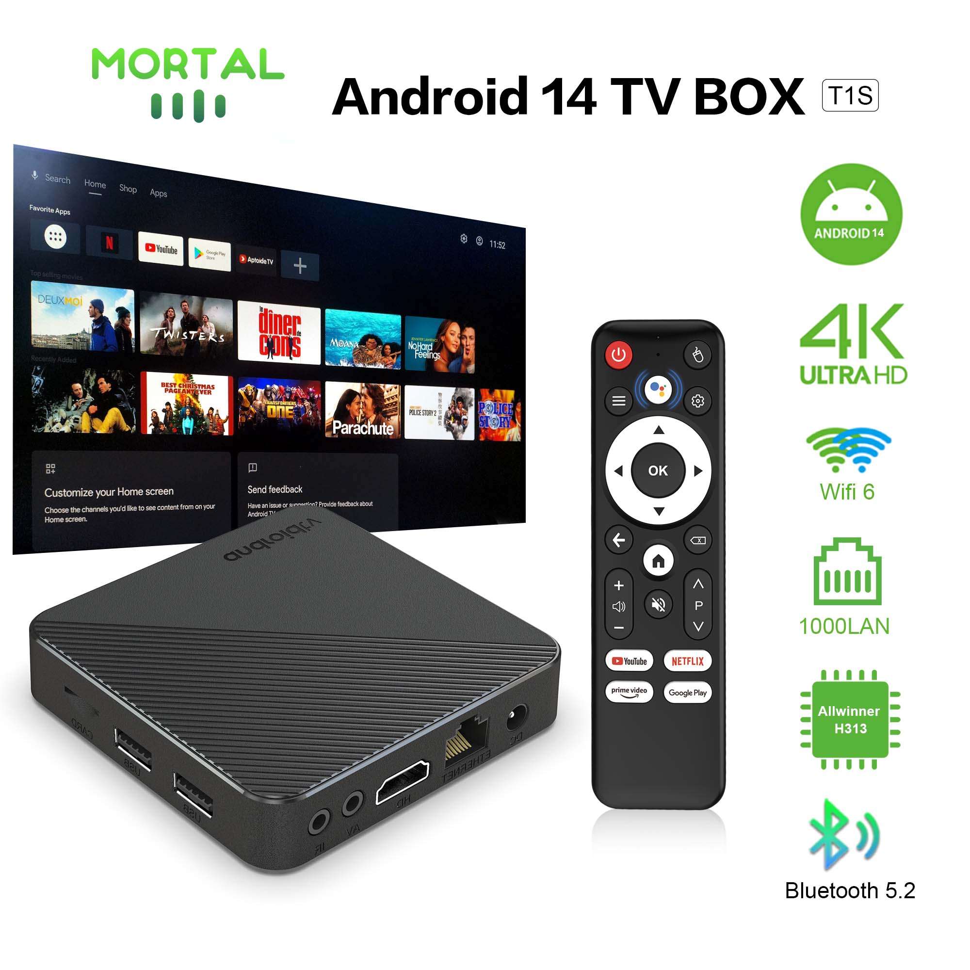 Smart Home Youtube - Android 14 Kotak TV Teater Rumah