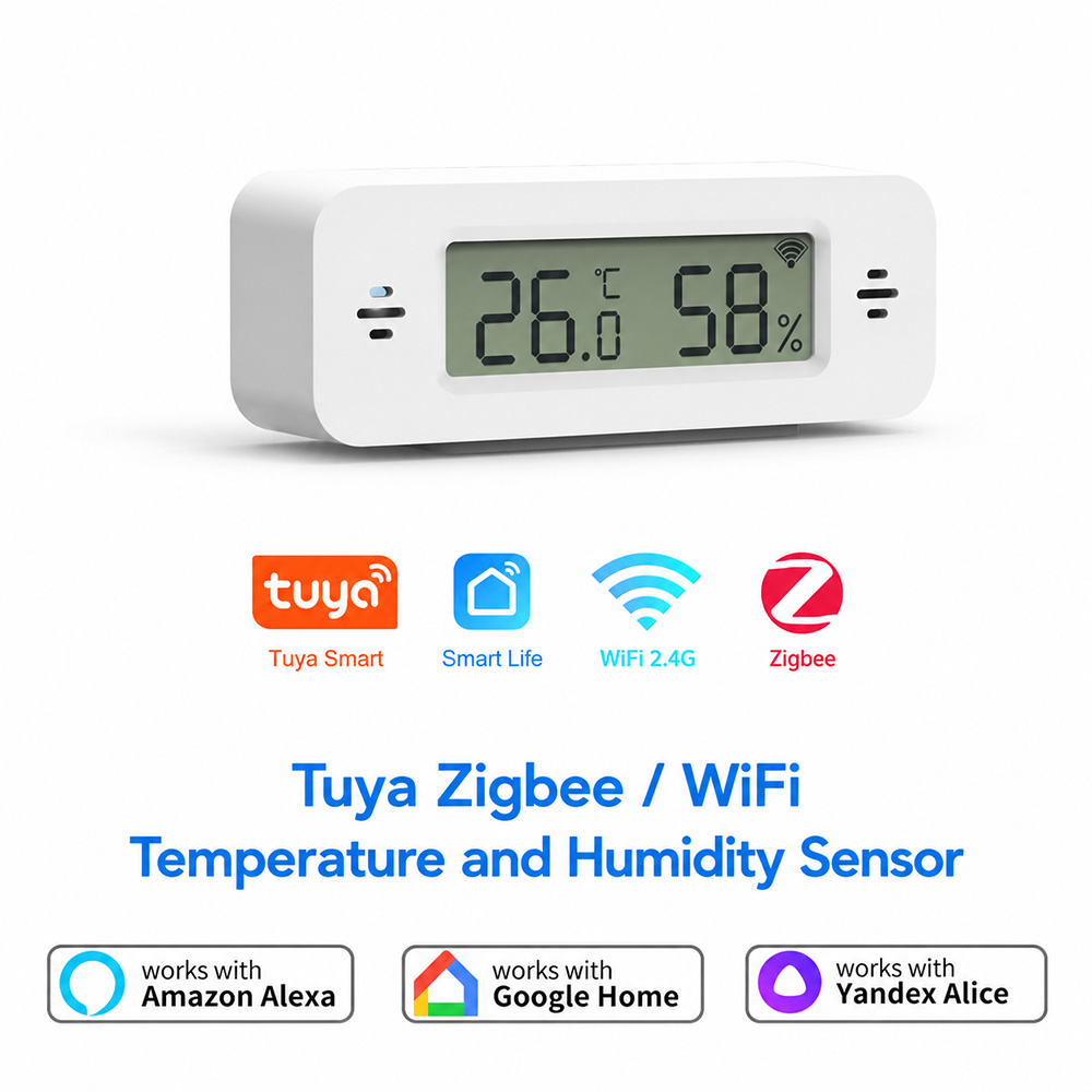 Smart Home Miniature - Tuya Zigbee WiFi Sensor Suhu &