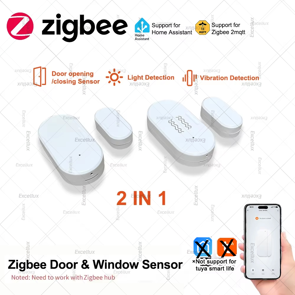 Zigbee 3.0 Sensor Jendela Pint - Door Window Sensor ulasan dan harga