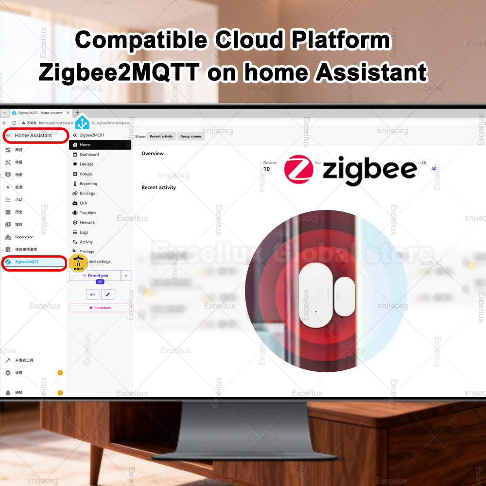 Zigbee 3.0 Sensor Jendela Pint - Door Window Sensor ulasan dan harga