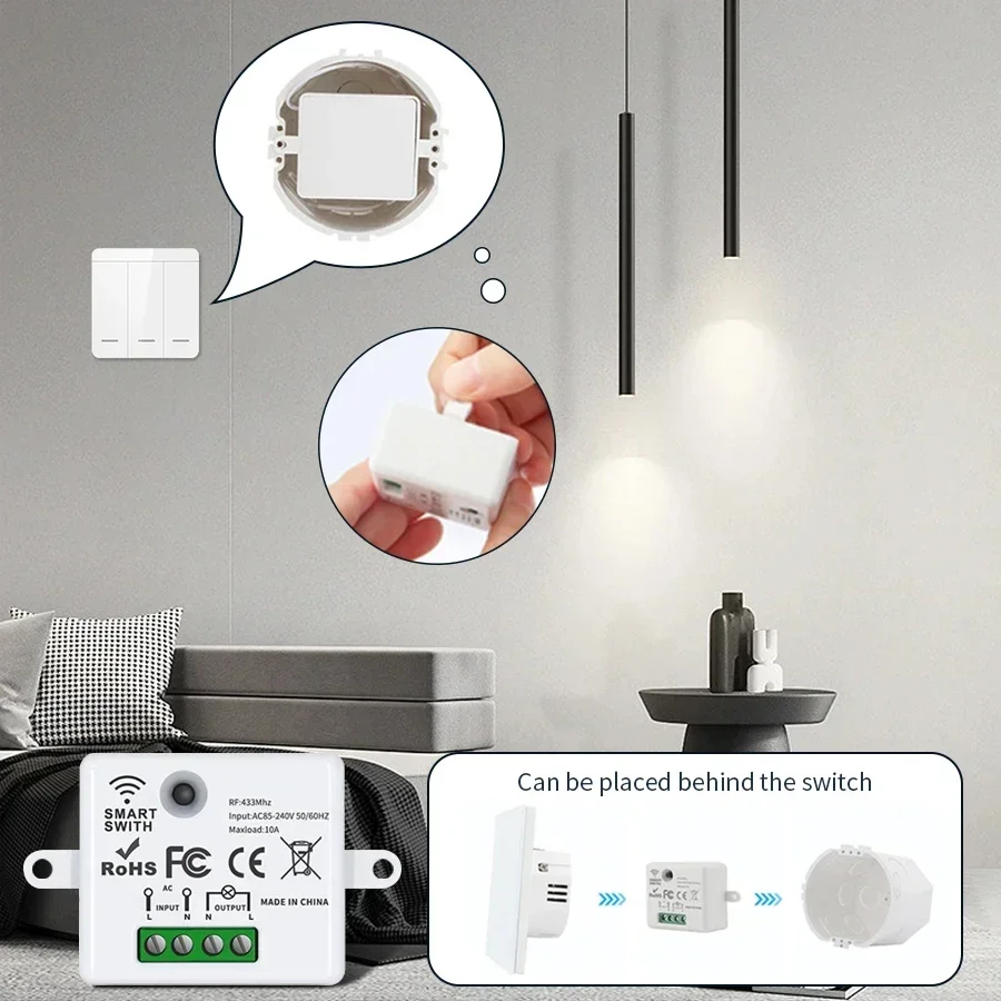 Sakelar Kontrol Jarak Jauh Nir - Smart Home Miniature ulasan dan harga