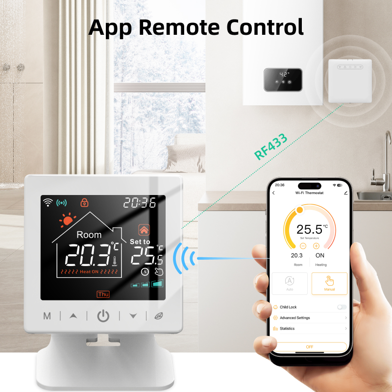 Termostat Wifi rumah pintar tu - Smart Home Thermostat ulasan dan harga