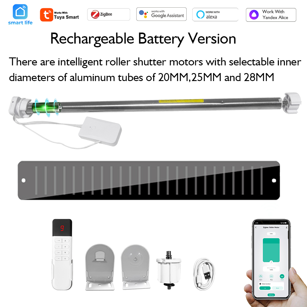 Tuya Zigbee Motor Tirai Gulung - Smart Home Youtube ulasan dan harga