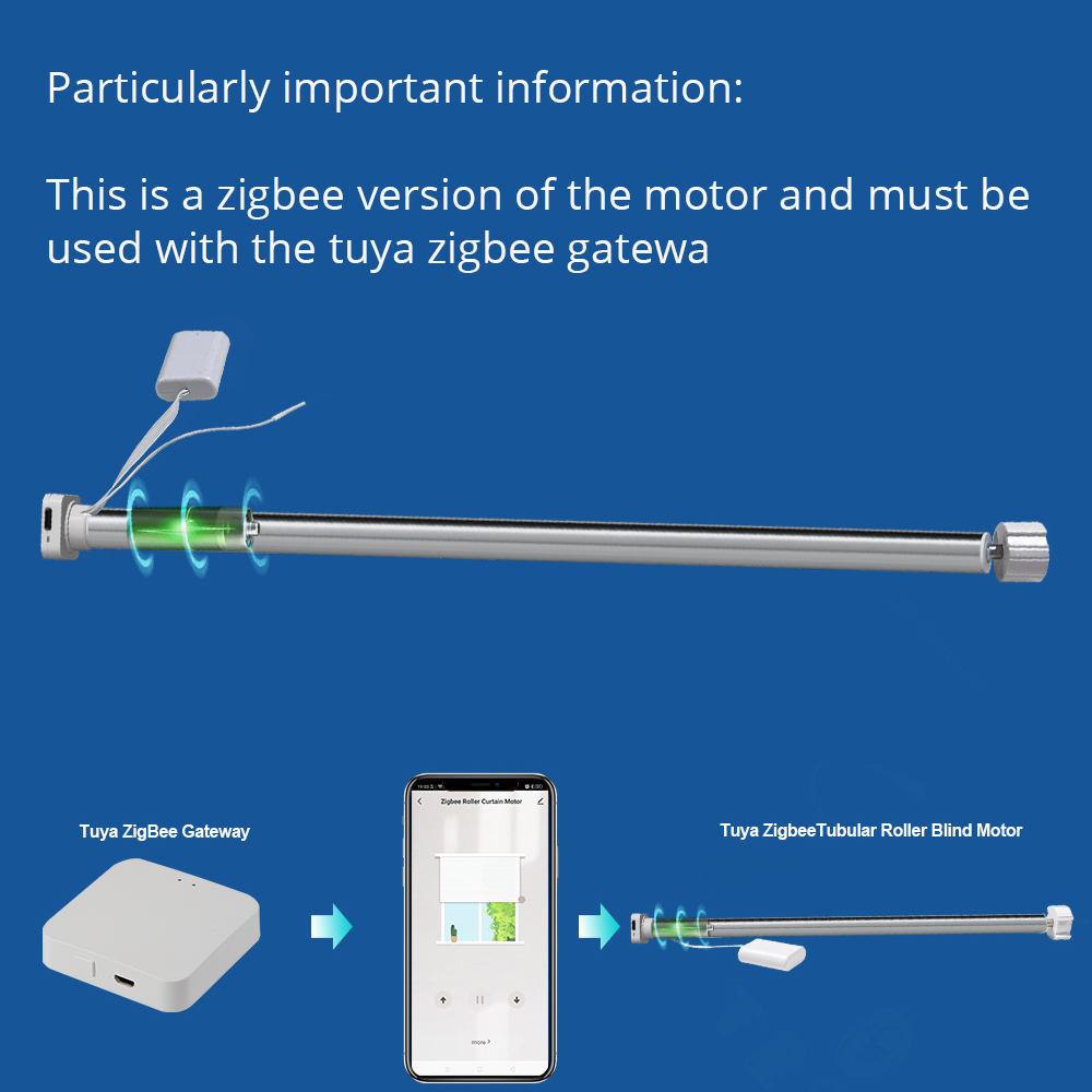 Tuya Zigbee Motor Tirai Gulung - Smart Home Youtube ulasan dan harga