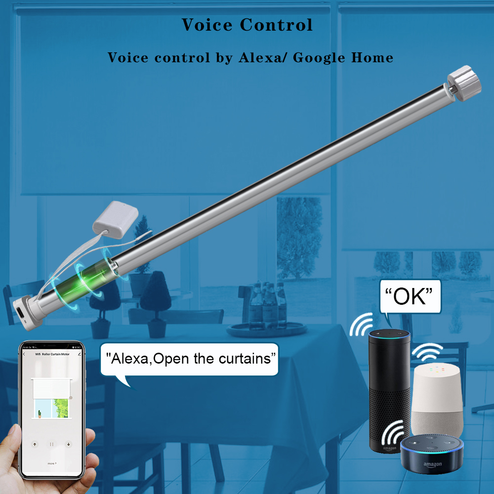 Tuya Zigbee Motor Tirai Gulung - Smart Home Youtube ulasan dan harga