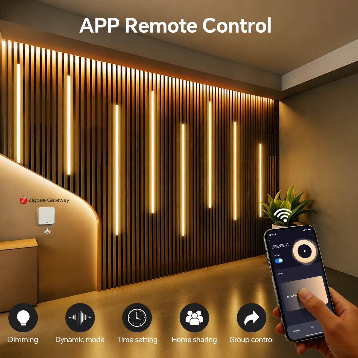 Zigbee Smart Neon COB Lampu St - Smart Home Youtube ulasan dan harga