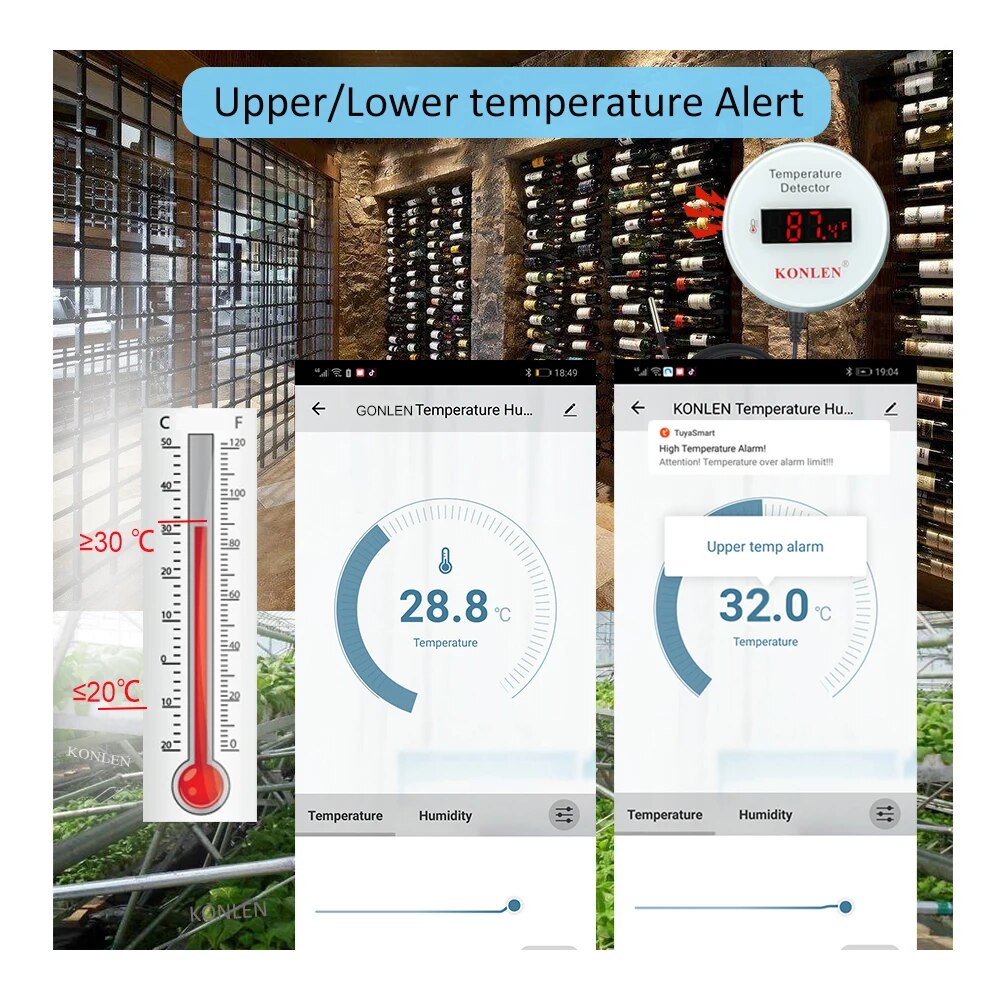 KONLEN Tuya Sensor temperatur  - Smart Home Thermostat ulasan dan harga