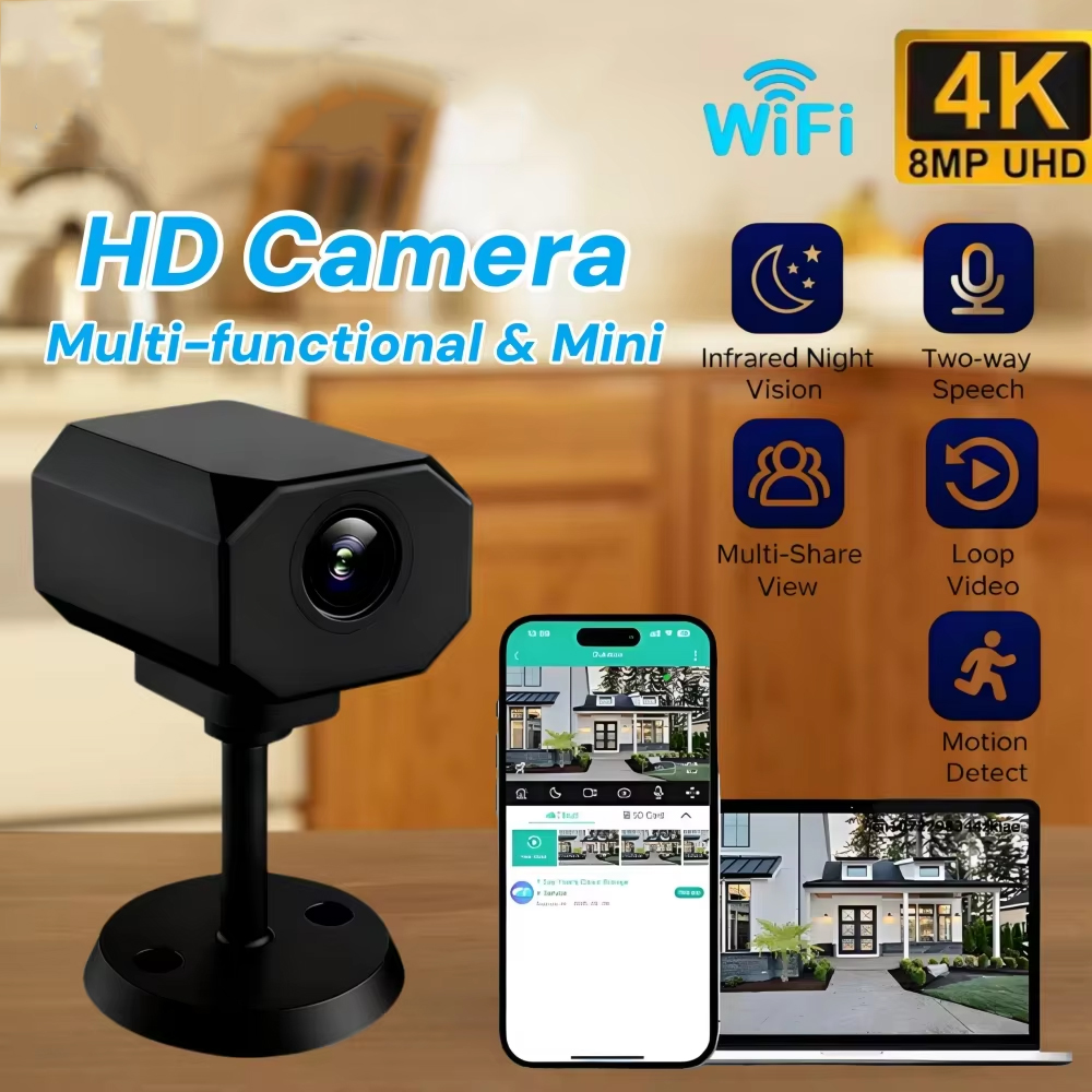 Kamera Keamanan WiFi 4K HD unt - Smart Home Wifi ulasan dan harga