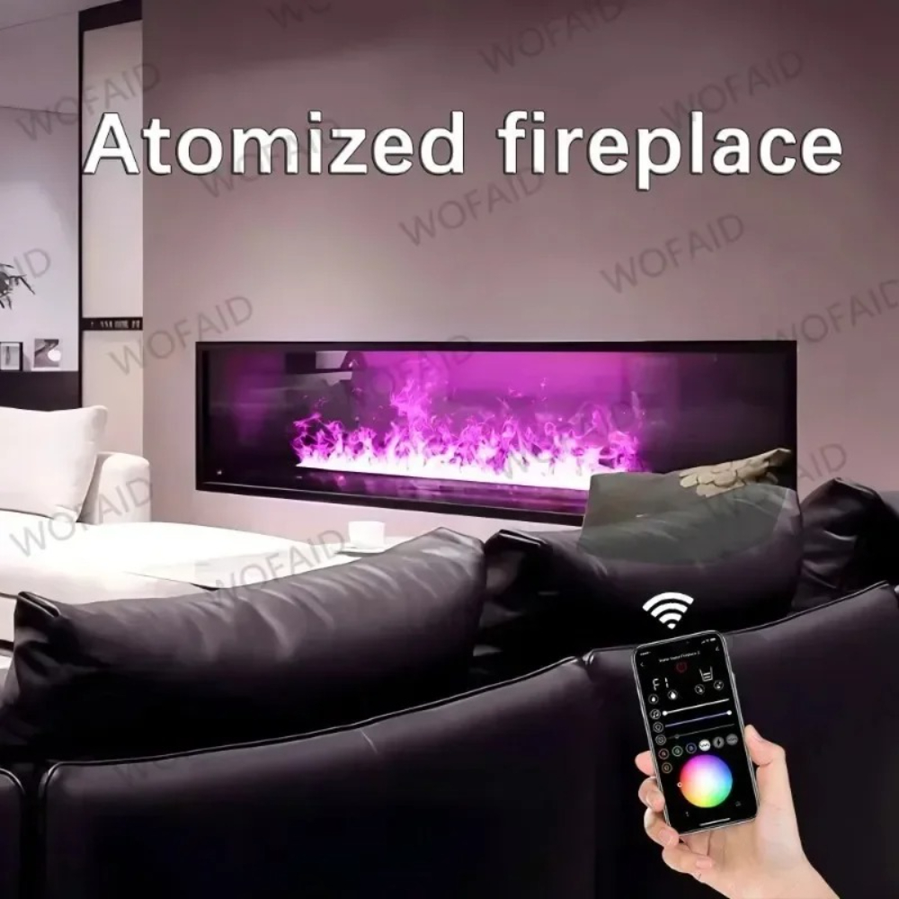 Perapian Atomisasi Air 3D Api  - Smart Home Interior ulasan dan harga