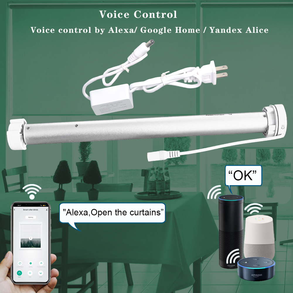 Tuya WiFi Mini Motorized Rolle - Smart Home Miniature ulasan dan harga