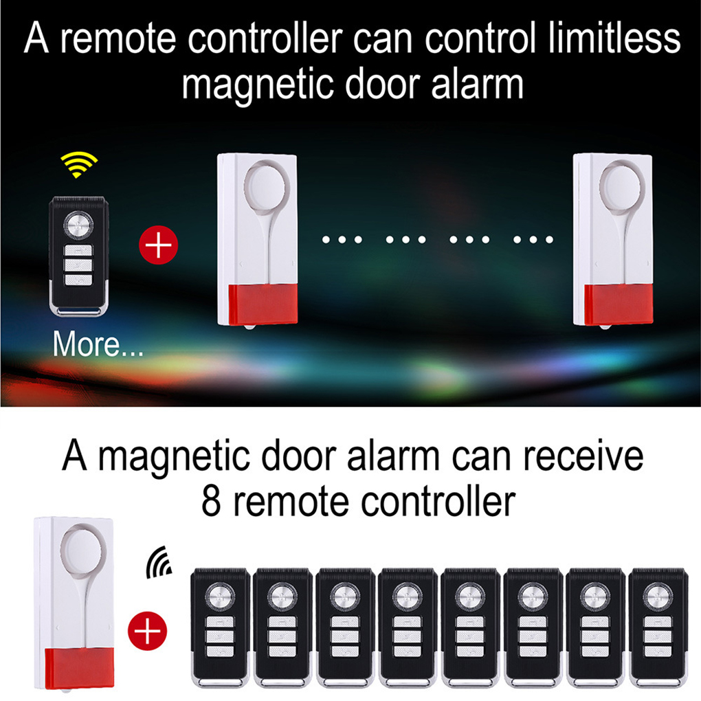 Alarm Anti Maling 110db Alarm  - Door Window Sensor ulasan dan harga