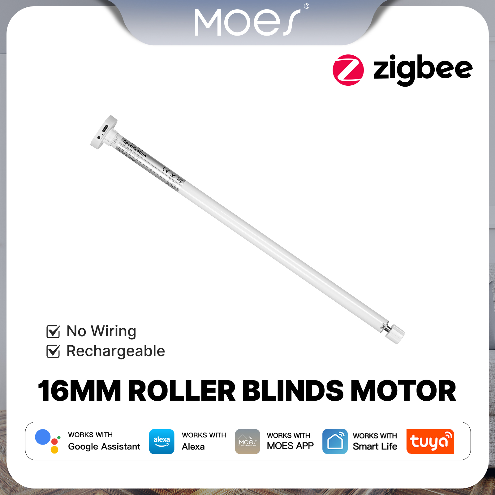 MOES Tuya Zigbee Smart Roller  - Smart Home Youtube ulasan dan harga