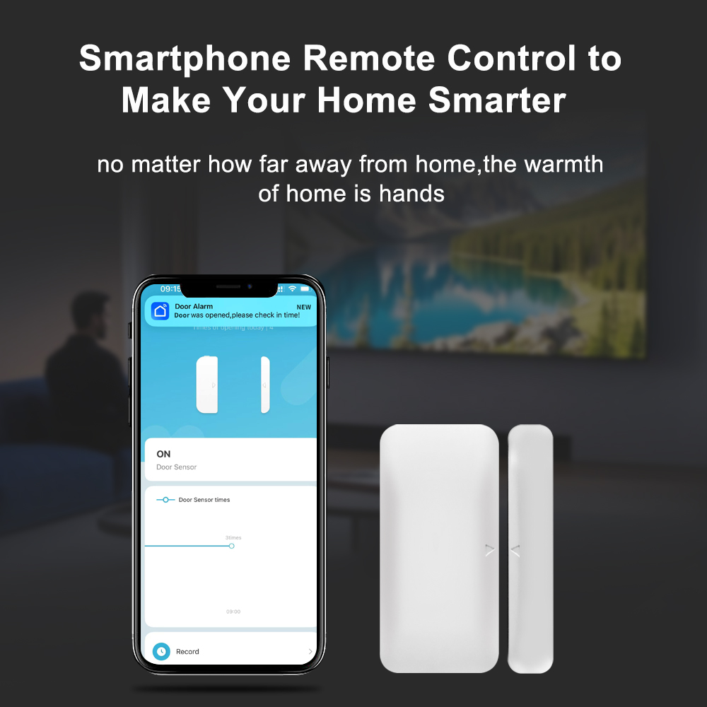 Tuya Zigbee Sensor Pintu Jende - Smart Home Miniature ulasan dan harga