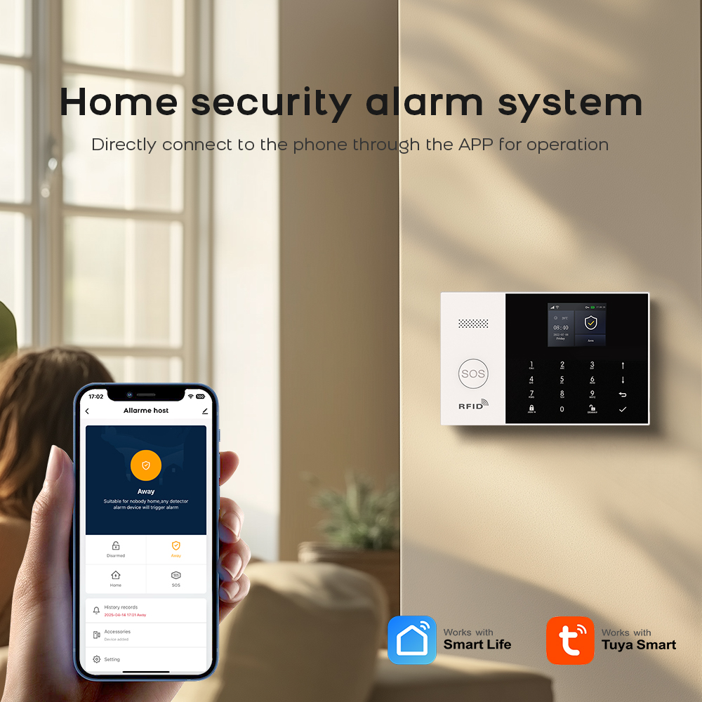 Alarm rumah nirkabel Alarme WI - Smart Home Ecosystems ulasan dan harga