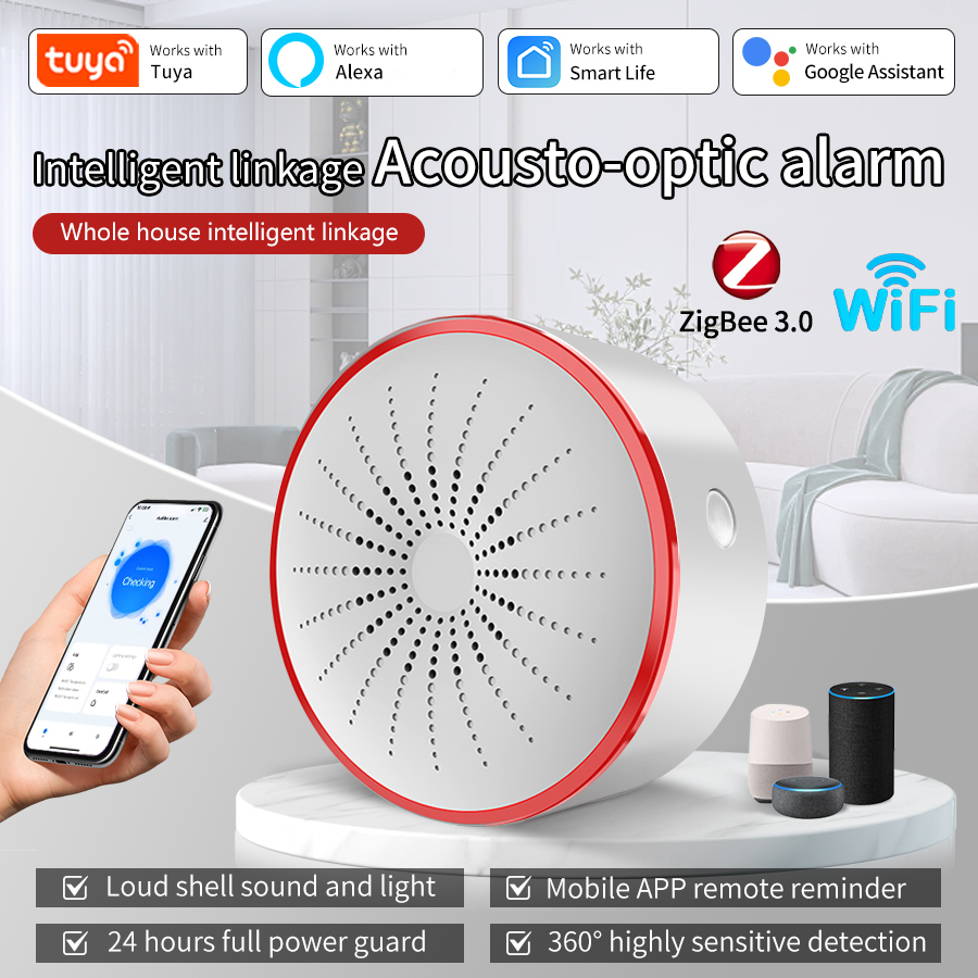 Tuya WiFi ZigBee Smart Alarm S - Smart Home Ecosystems ulasan dan harga