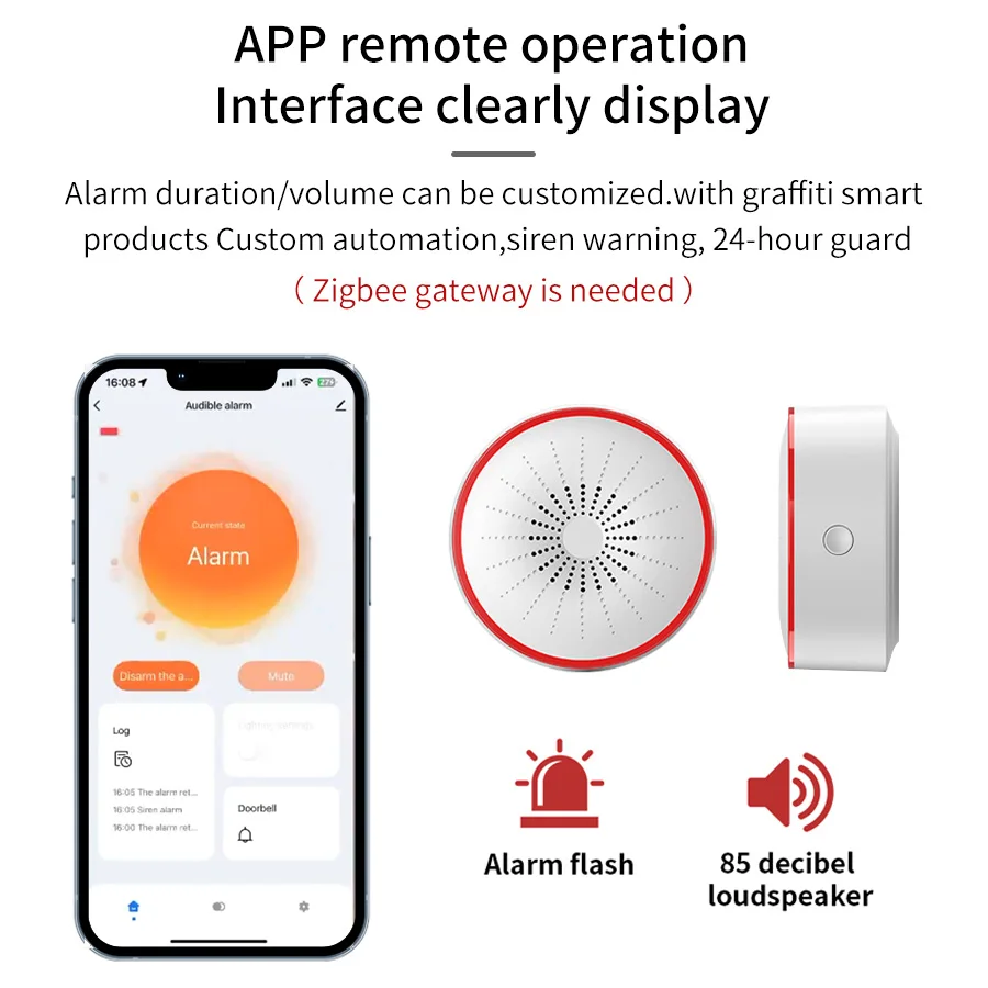 Tuya WiFi ZigBee Smart Alarm S - Smart Home Ecosystems ulasan dan harga