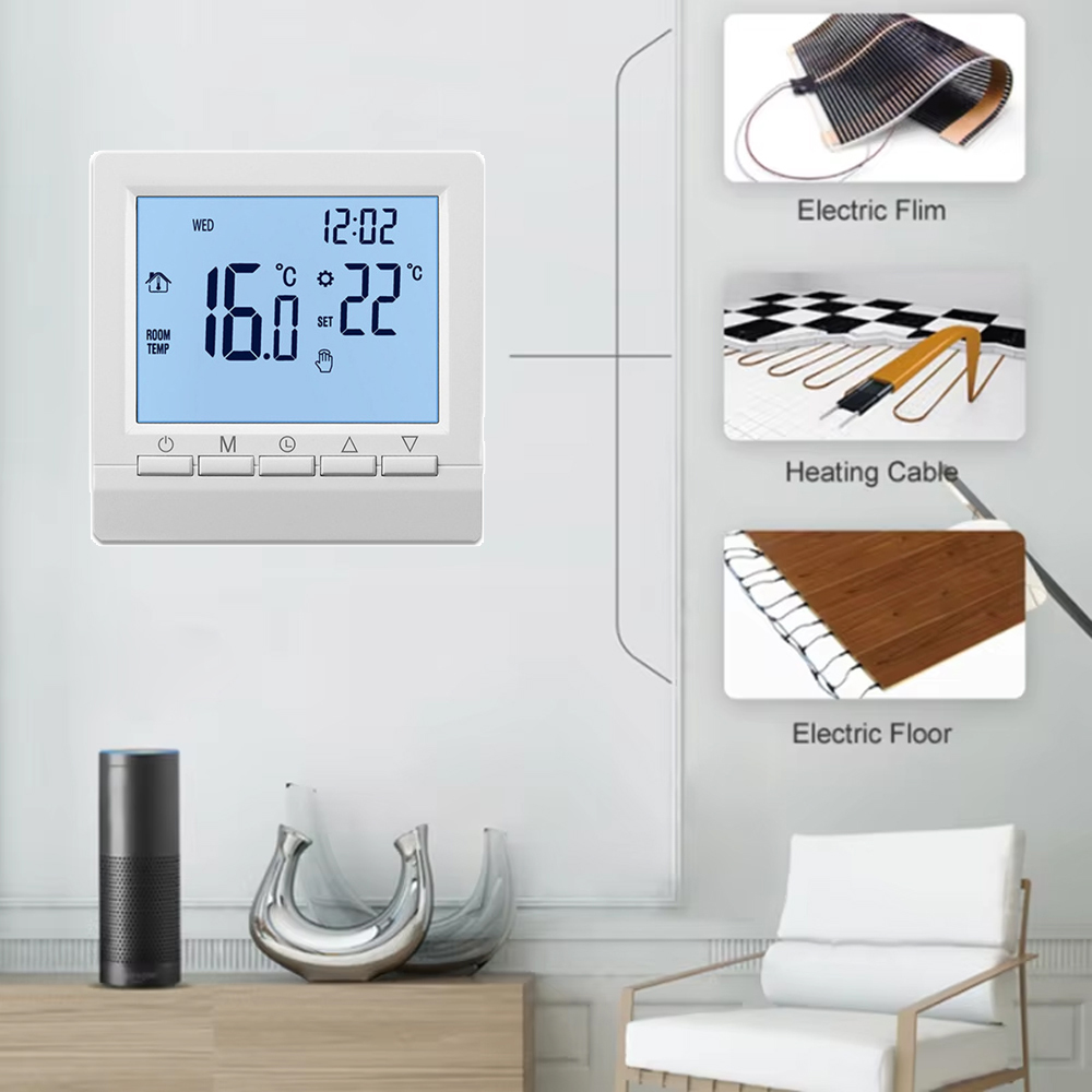 Termostat Cerdas Higrometer La - Smart Home Thermostat ulasan dan harga