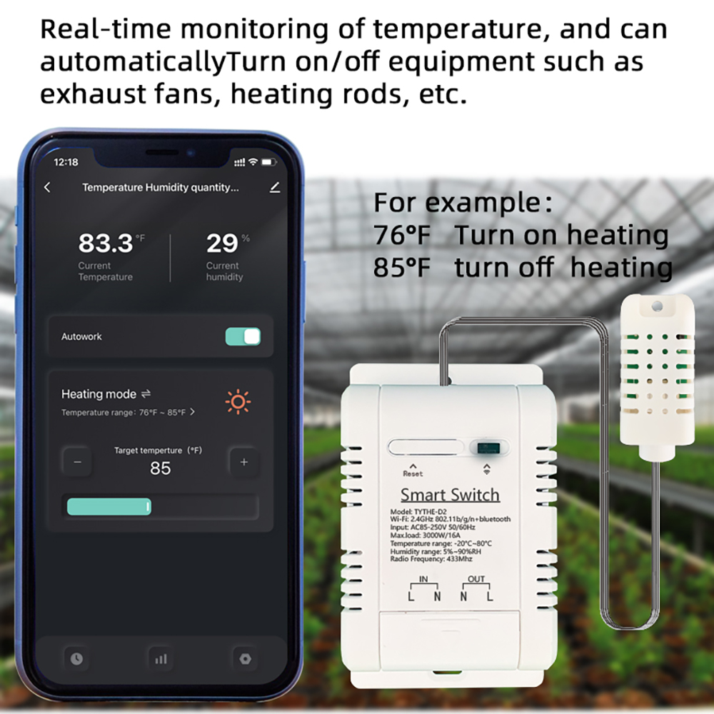 Tombol TH-16 WiFi kontrol nirk - Smart Home Thermostat ulasan dan harga