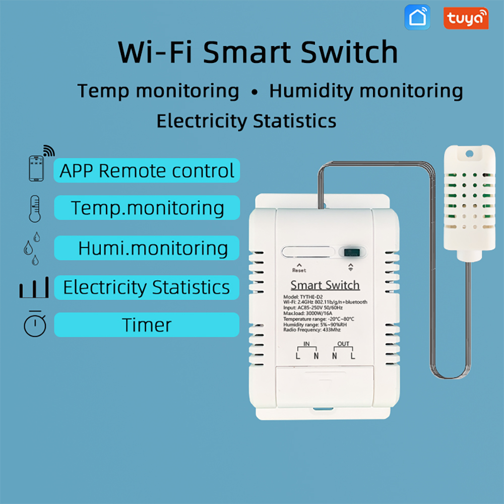 Tombol TH-16 WiFi kontrol nirk - Smart Home Thermostat ulasan dan harga
