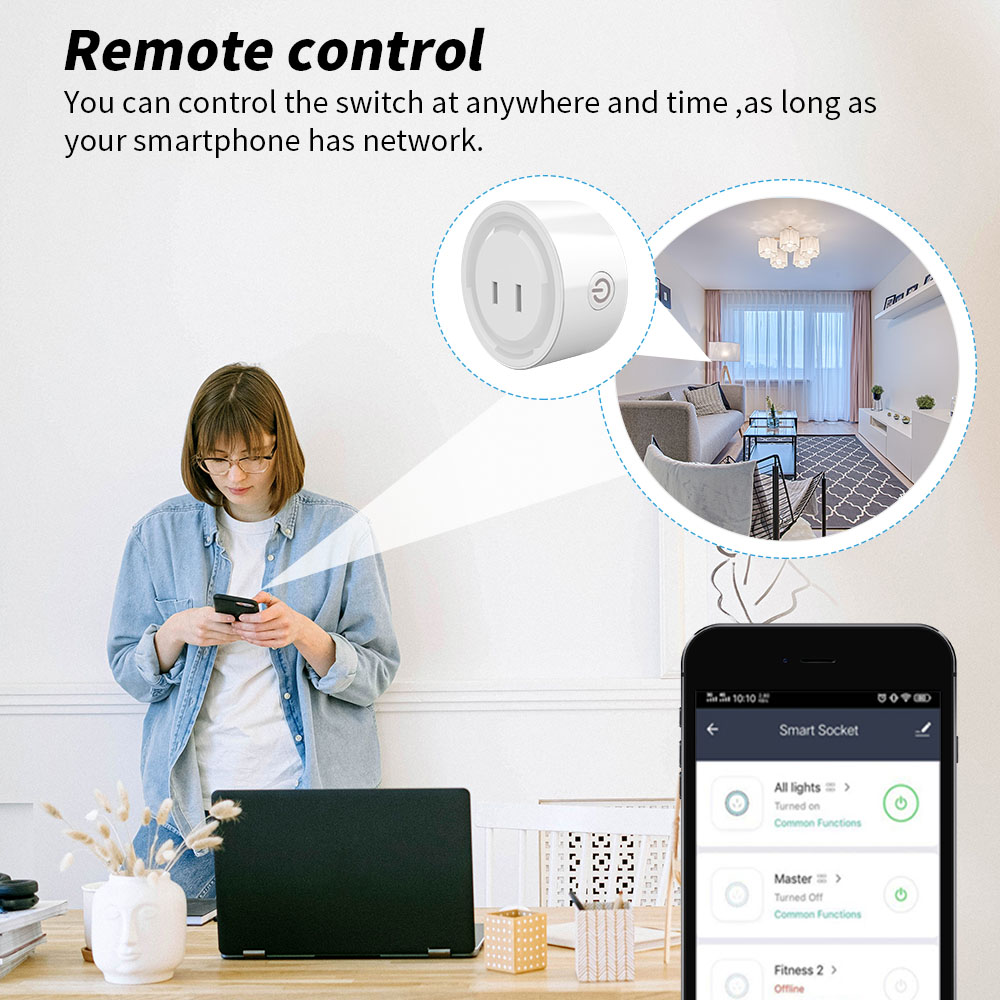 SIXWGH Tuya WIFI Adaptor Steke - Smart Home Japan ulasan dan harga