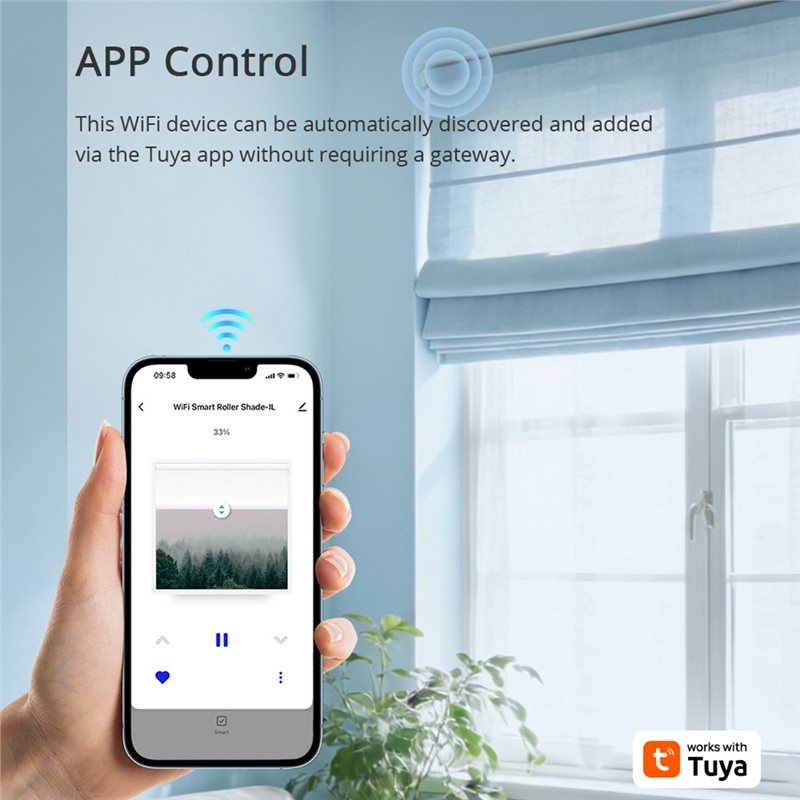 [NEWA08R】 Motor Tirai Gulung P - Smart Home Youtube ulasan dan harga