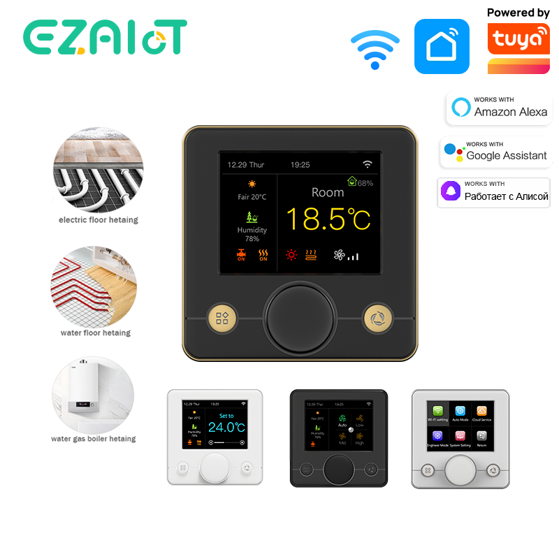 Pengontrol suhu rumah 220V, te - Smart Home Thermostat ulasan dan harga