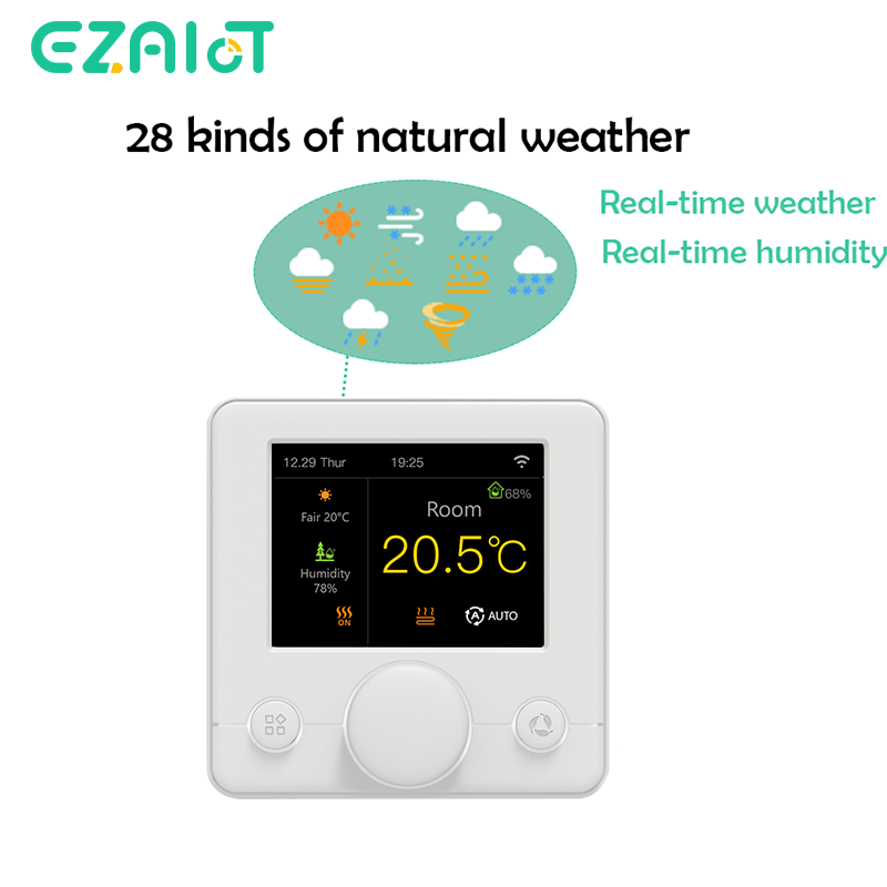 Pengontrol suhu rumah 220V, te - Smart Home Thermostat ulasan dan harga