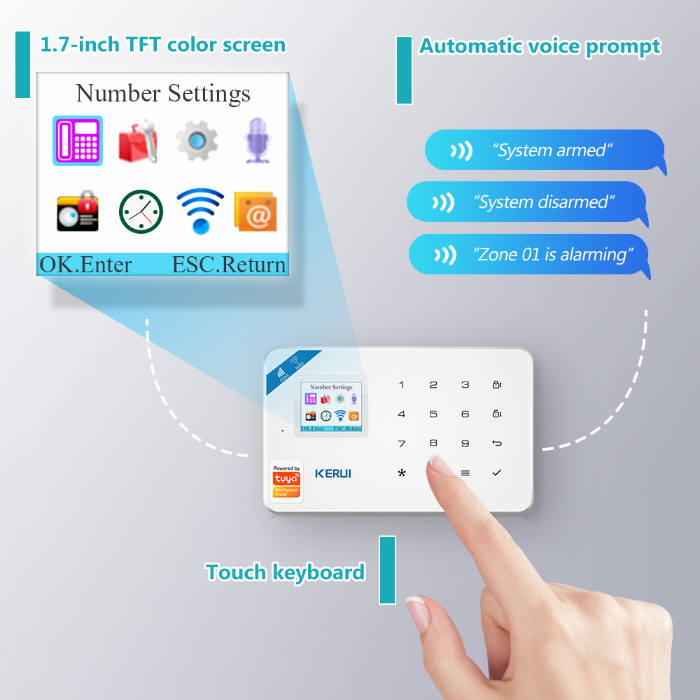 KERUI W181 detektor gerak cerd - Smart Home Ecosystems ulasan dan harga