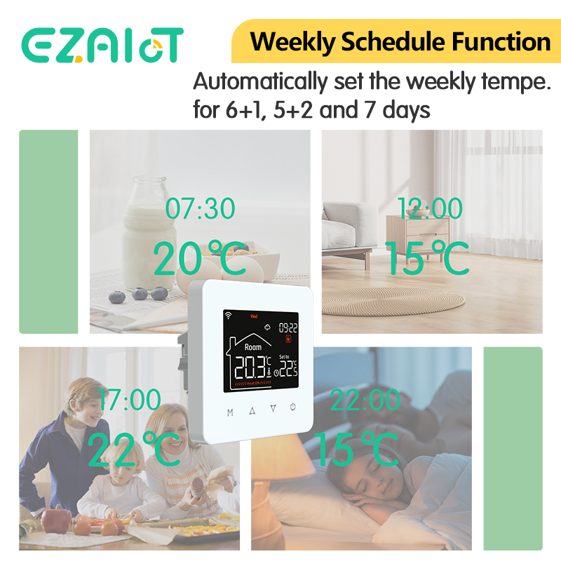 Termostat WiFi cerdas untuk pe - Smart Home Thermostat ulasan dan harga