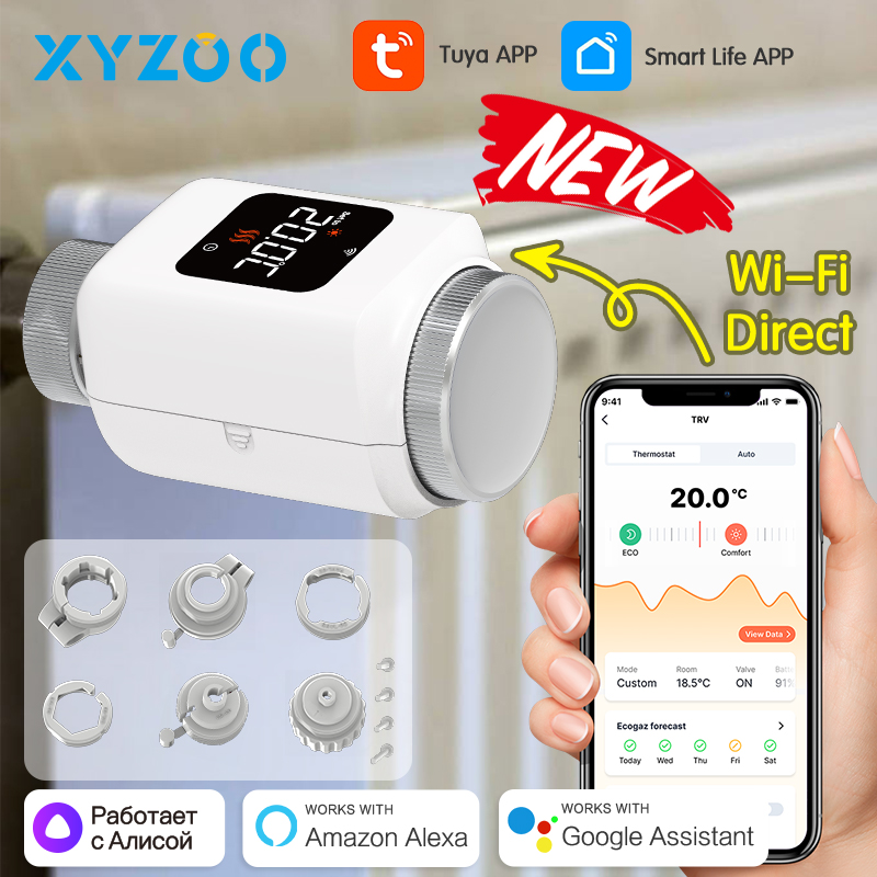 Tuya katup aktuator Radiator t - Smart Home Thermostat ulasan dan harga