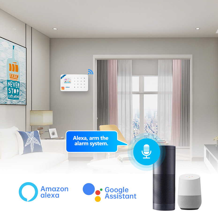 KERUI Kit sistem Alarm keamana - Smart Home Ecosystems ulasan dan harga