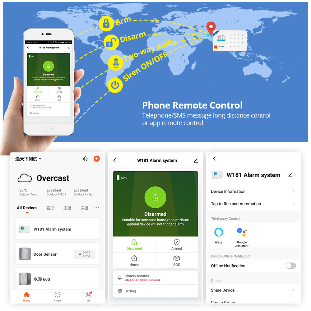 KERUI Kit sistem Alarm keamana - Smart Home Ecosystems ulasan dan harga