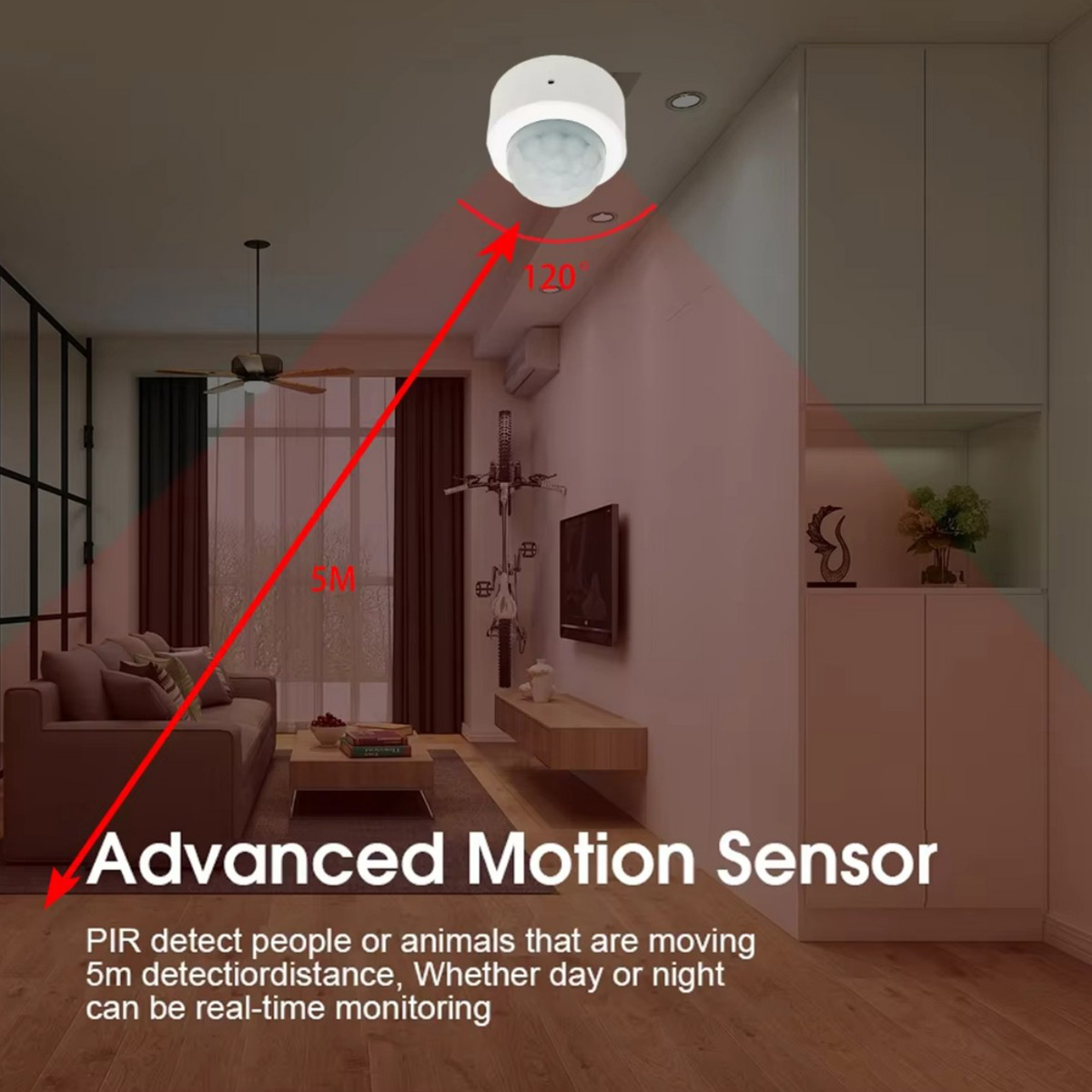 Zigbee3.0 Mini PIR Sensor Gera - Smart Home Miniature ulasan dan harga