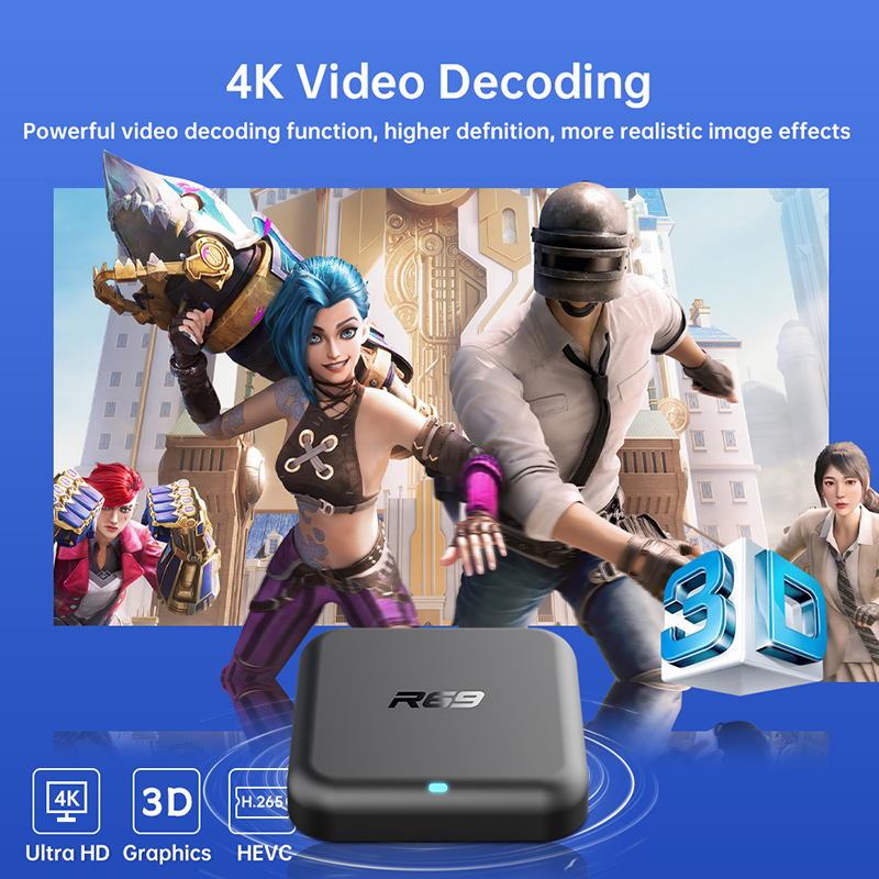 Android 14 TV Box R69-1 Dual W - Smart Home Youtube ulasan dan harga