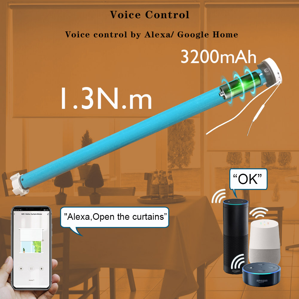 Boyarca Baterai 1,3N.m Tuya Zi - Smart Home Youtube ulasan dan harga