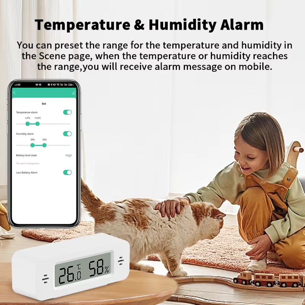 Tuya Zigbee WiFi Sensor Suhu & - Smart Home Miniature ulasan dan harga